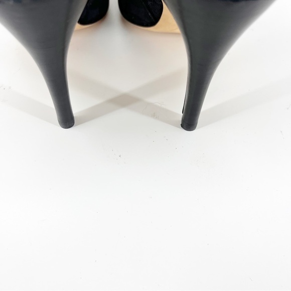 ✅ NWOB COACH Black Jacquard and Leather Delilah Booties SIZE 9.5 - Picture 7 of 11